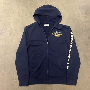 Aeropostale full‎ zip sleeve hit hoodie